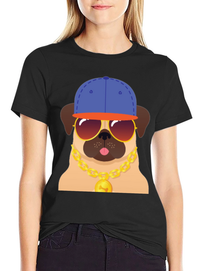 Cool Pug Graphic T-Shirt