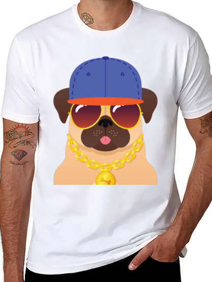 Cool Pug Graphic T-Shirt