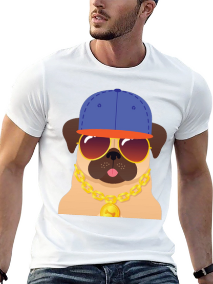 Cool Pug Graphic T-Shirt