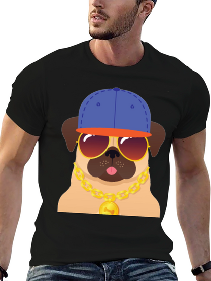 Cool Pug Graphic T-Shirt