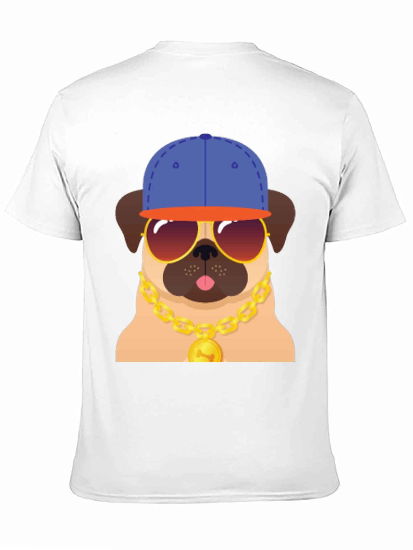 Cool Pug Graphic T-Shirt