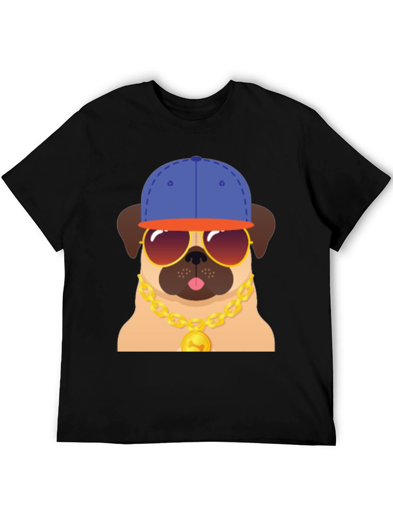 Cool Pug Graphic T-Shirt