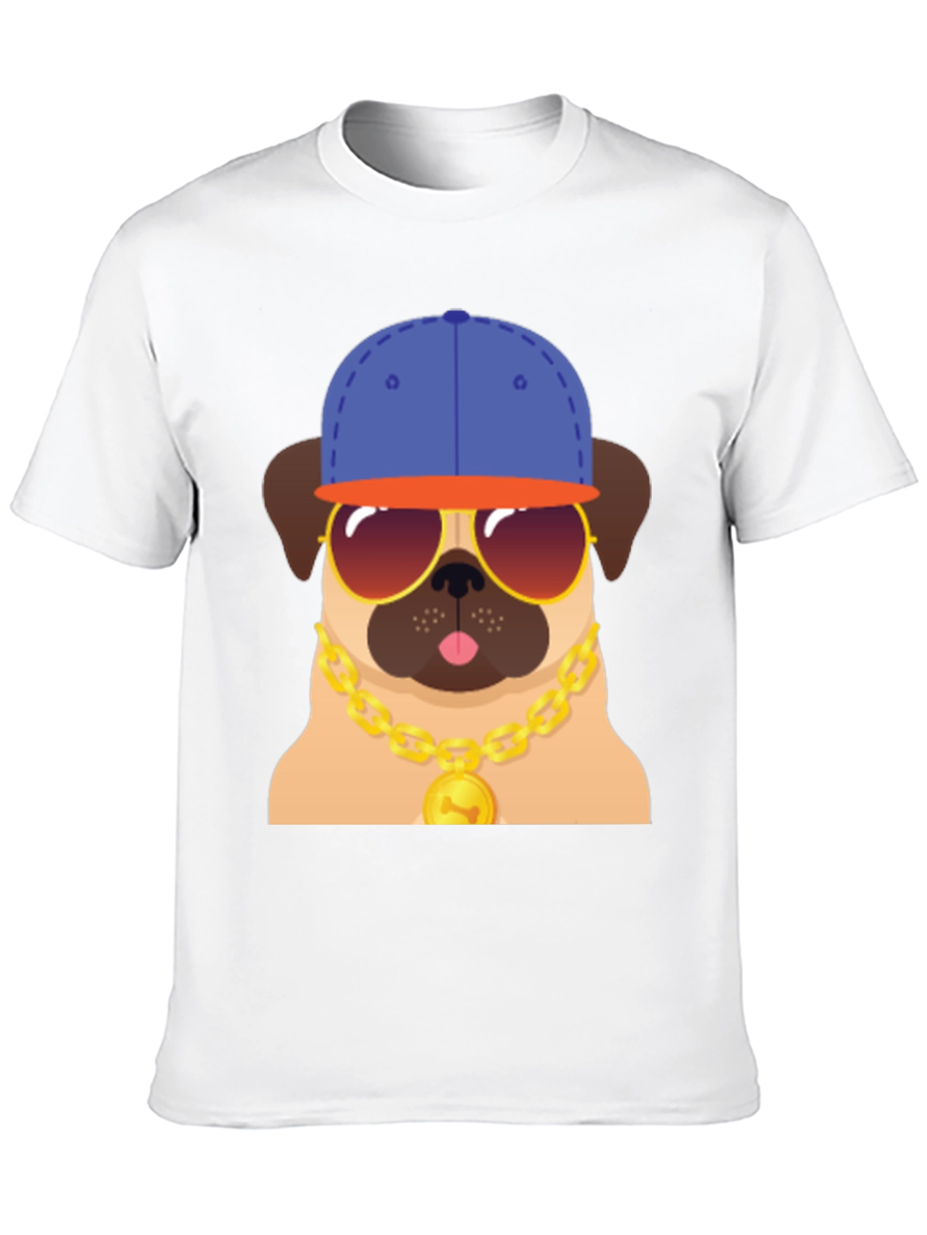 Cool Pug Graphic T-Shirt