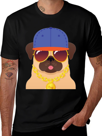 Cool Pug Graphic T-Shirt