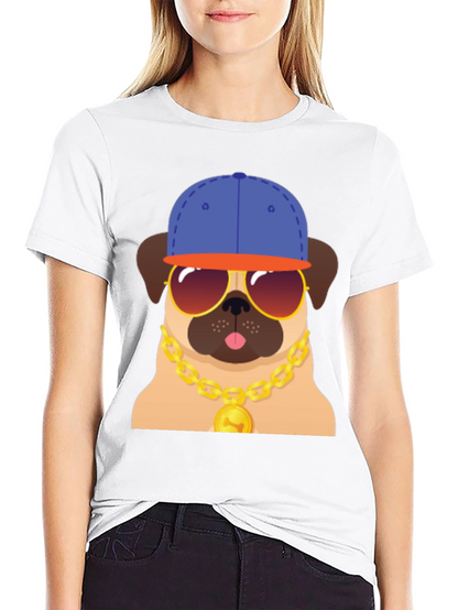 Cool Pug Graphic T-Shirt