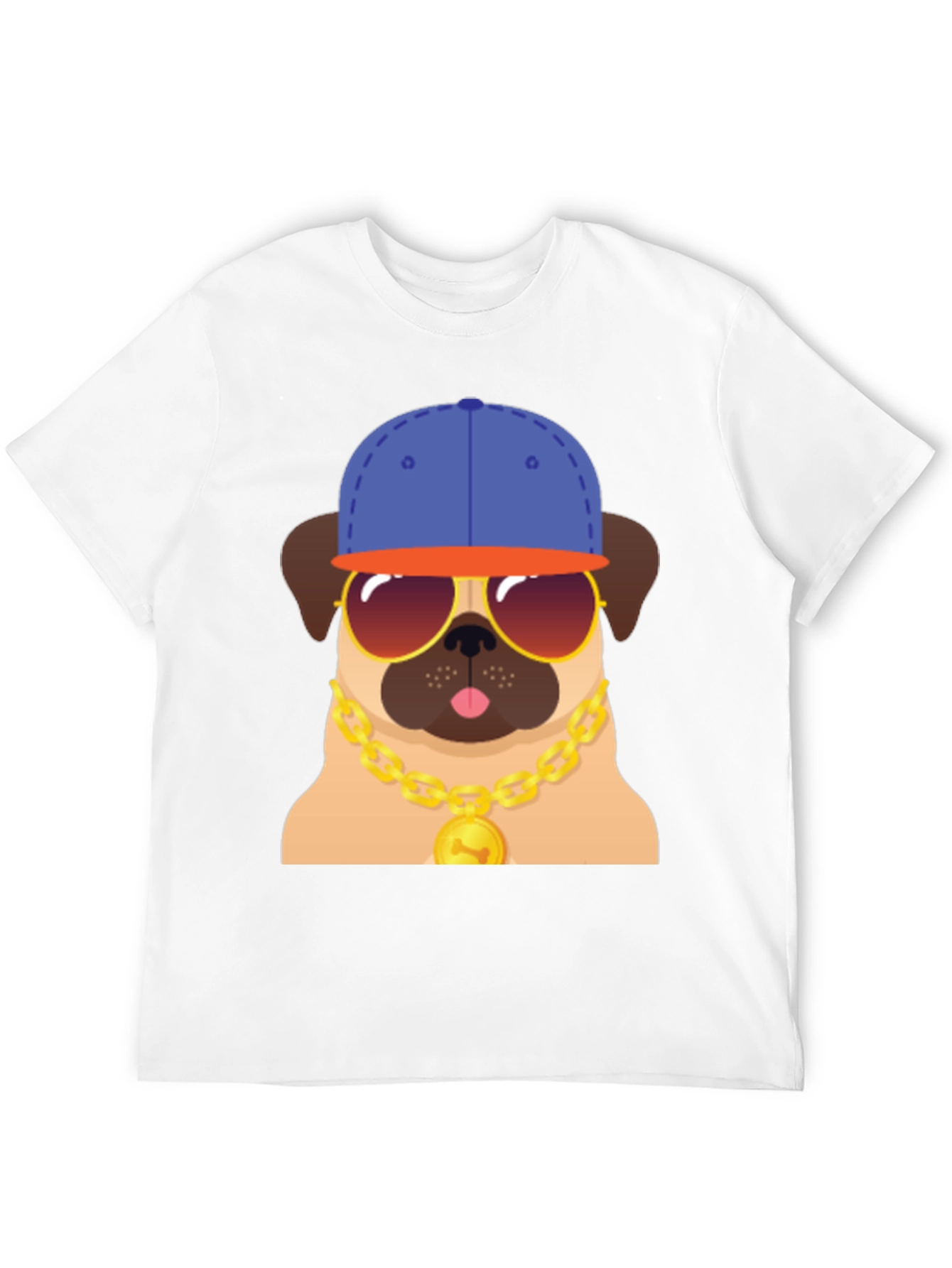 Cool Pug Graphic T-Shirt