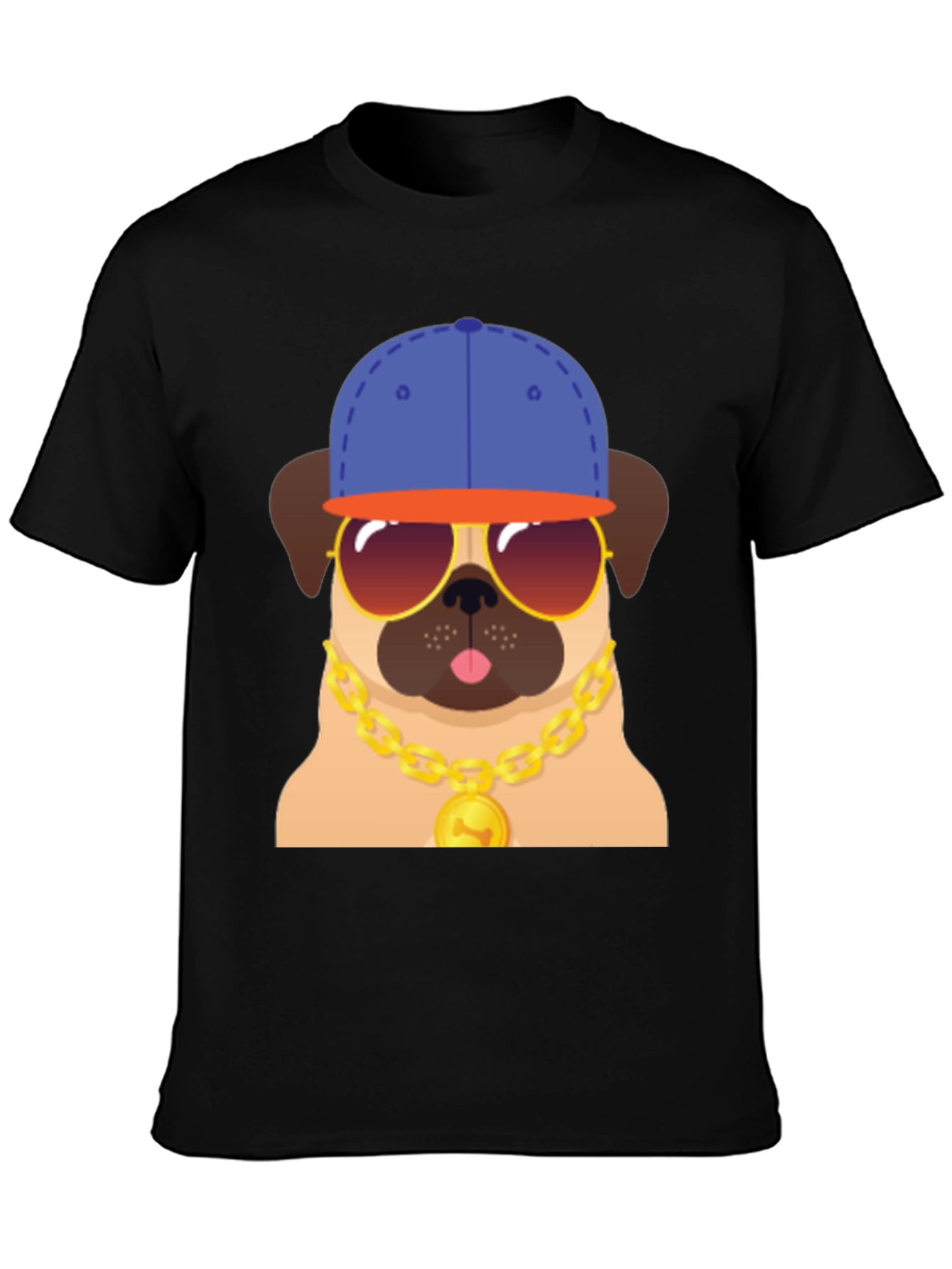 Cool Pug Graphic T-Shirt