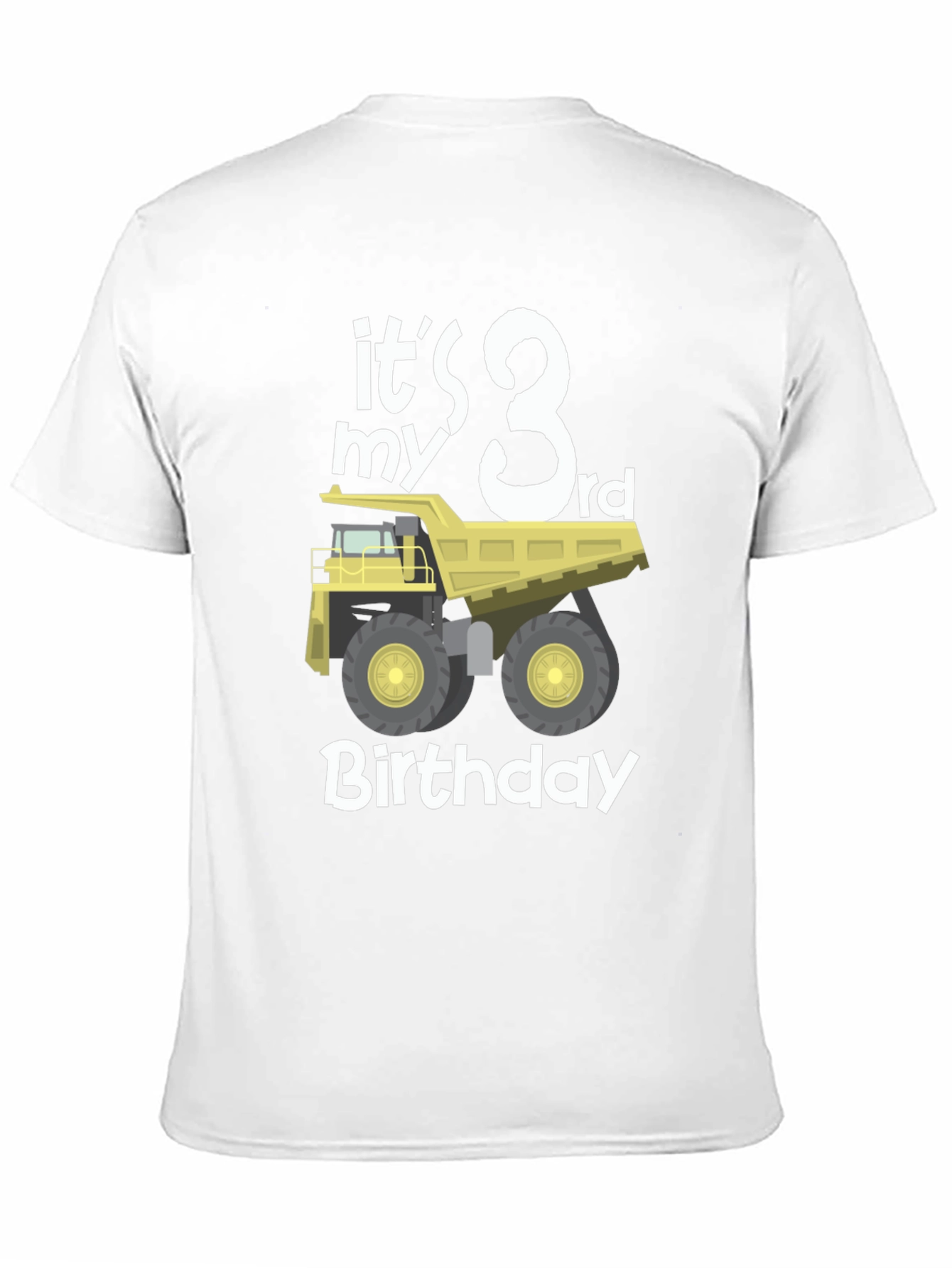 3rd Birthday Dump Truck T-Shirt