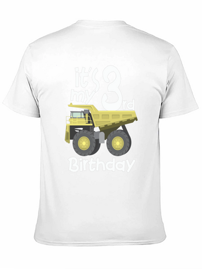 3rd Birthday Dump Truck T-Shirt
