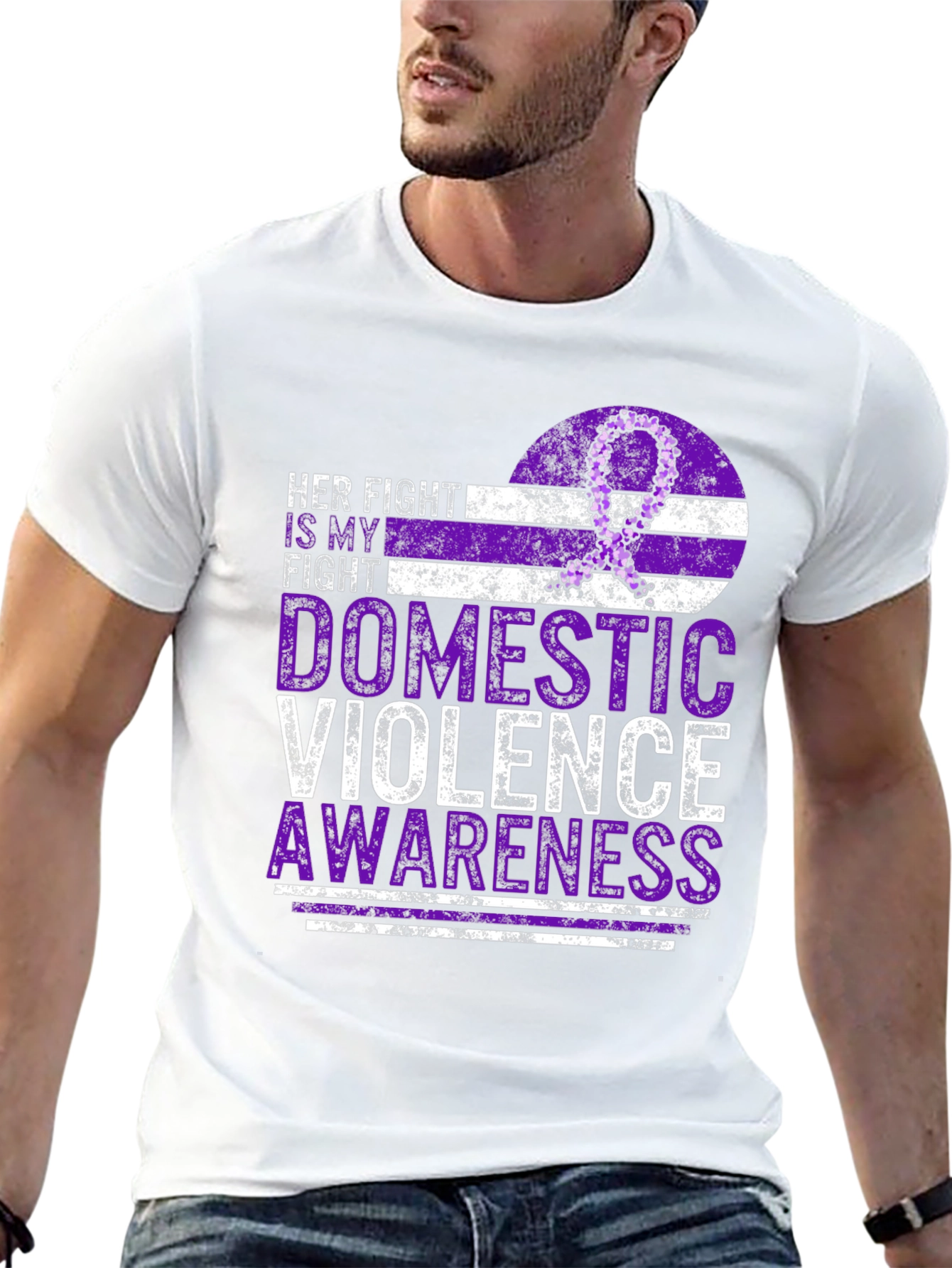 Domestic Violence Awareness Ribbon T-Shirt
