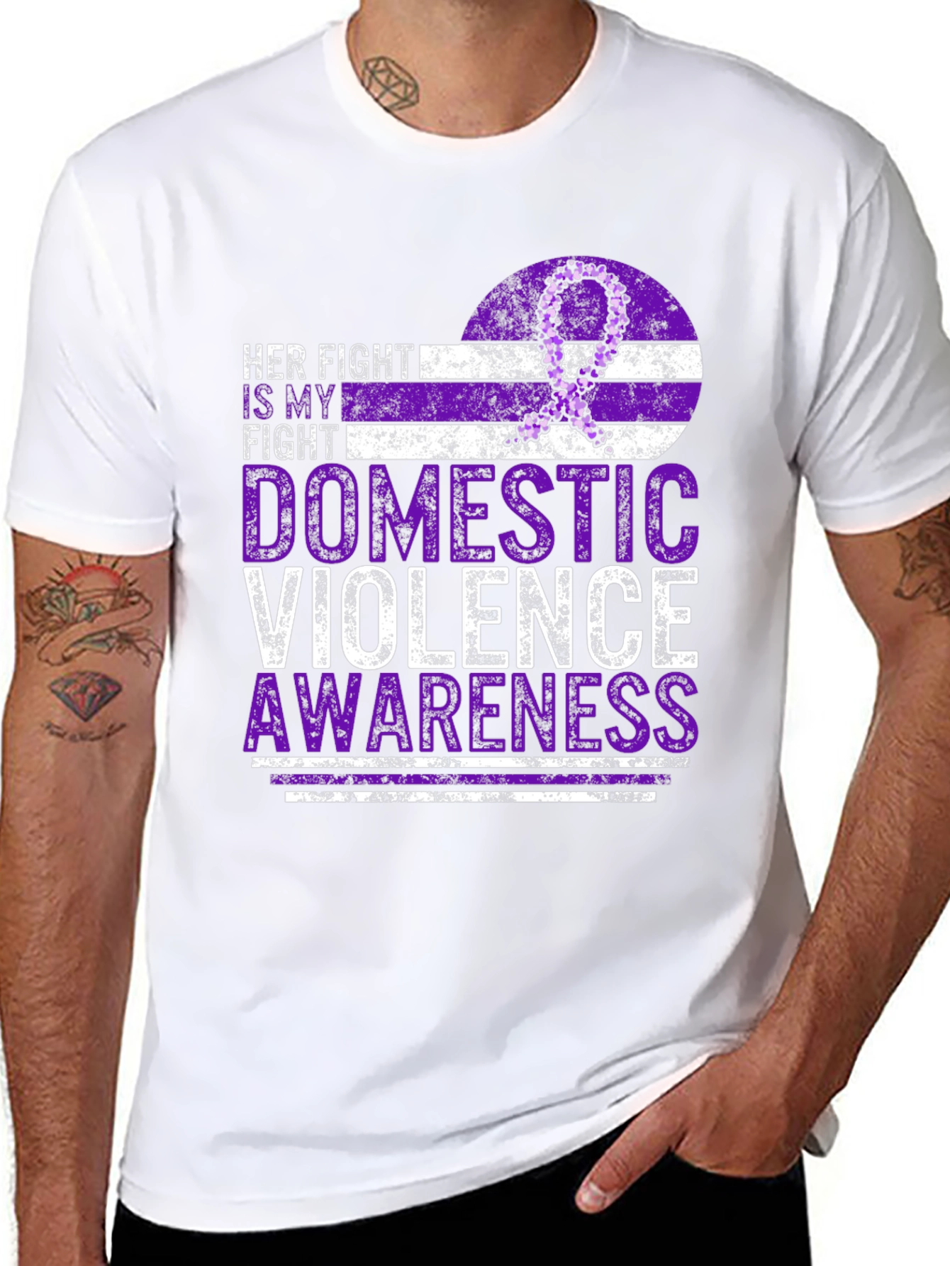 Domestic Violence Awareness Ribbon T-Shirt