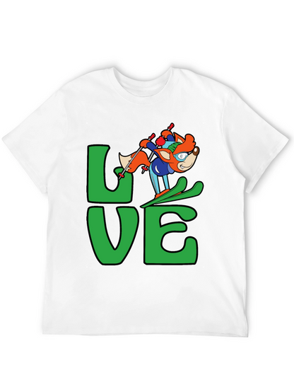 Ski Fox Love Graphic T-Shirt