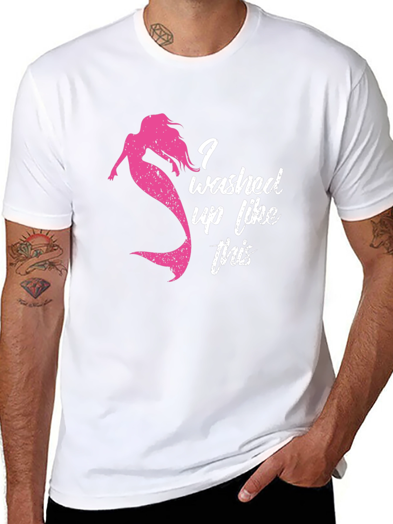 Mermaid Washed Up Like This T-Shirt