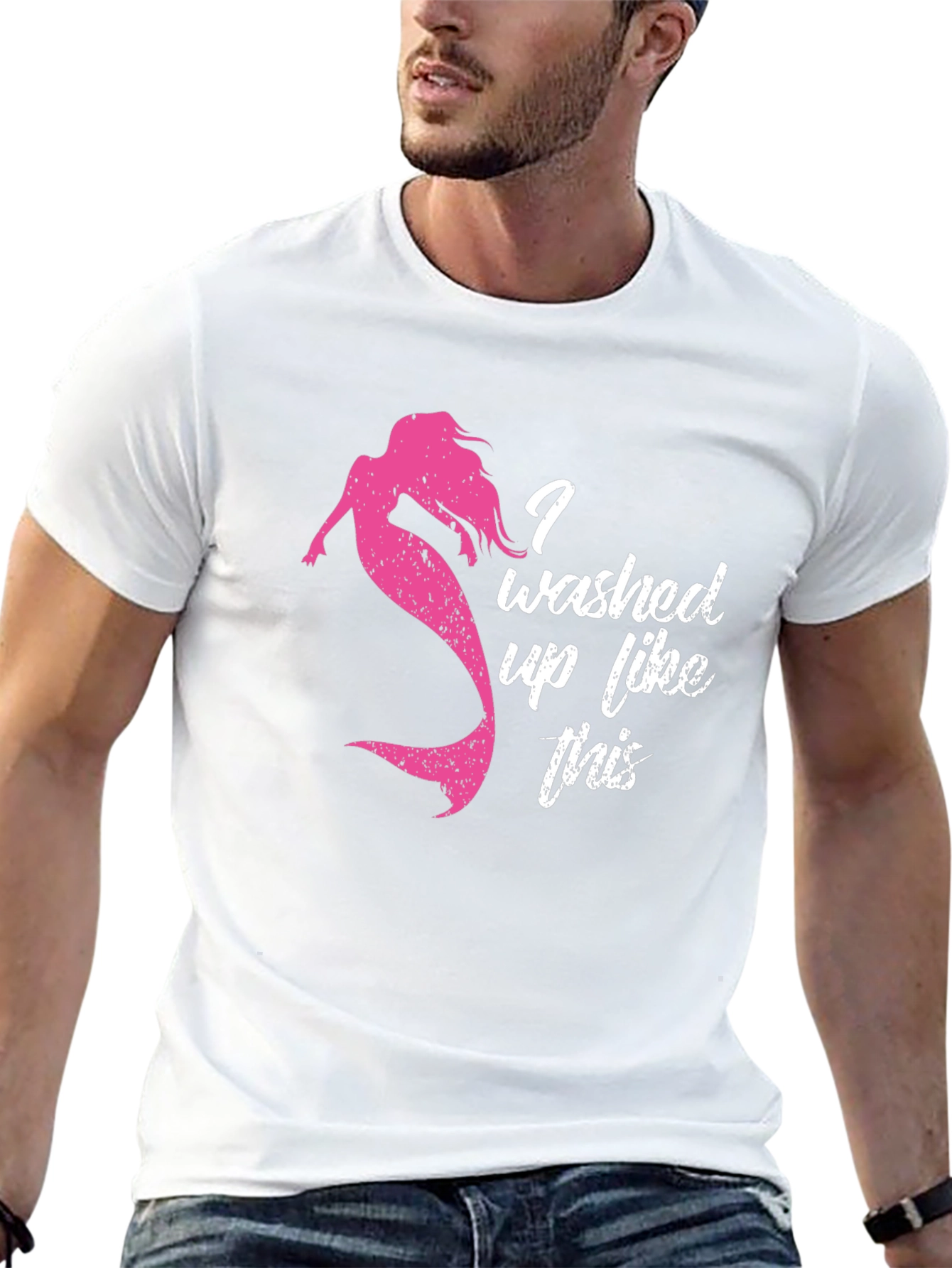 Mermaid Washed Up Like This T-Shirt