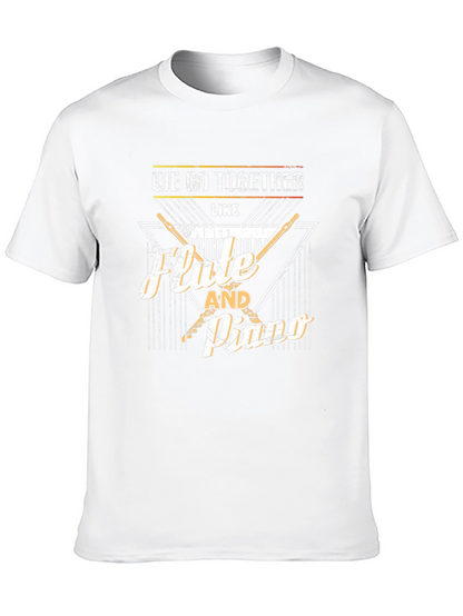 Flute and Piano Music T-Shirt