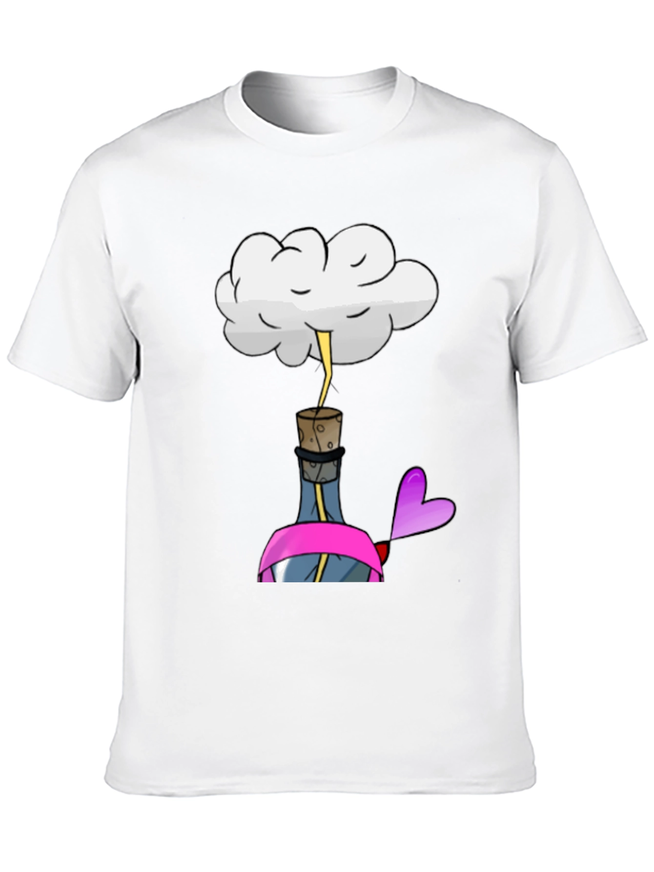 Cloud Over Bottle Graphic Tee - Unisex