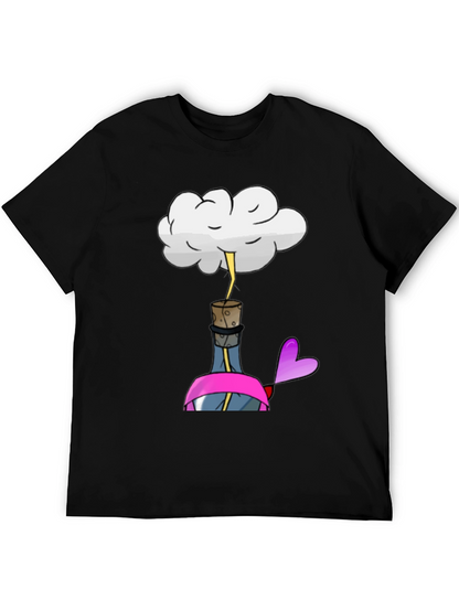 Cloud Over Bottle Graphic Tee - Unisex