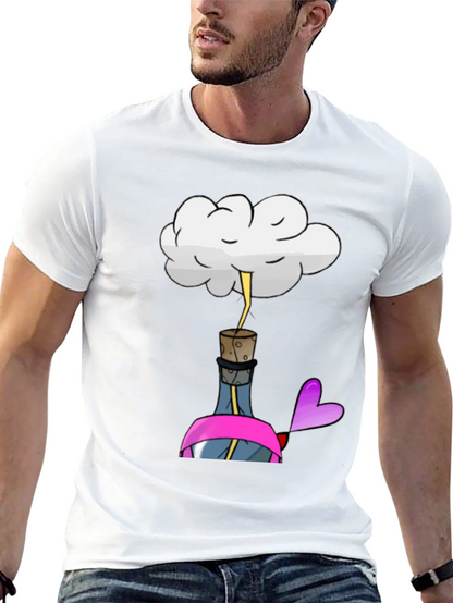 Cloud Over Bottle Graphic Tee - Unisex