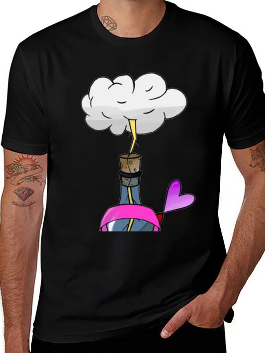Cloud Over Bottle Graphic Tee - Unisex