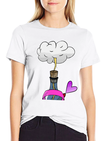 Cloud Over Bottle Graphic Tee - Unisex