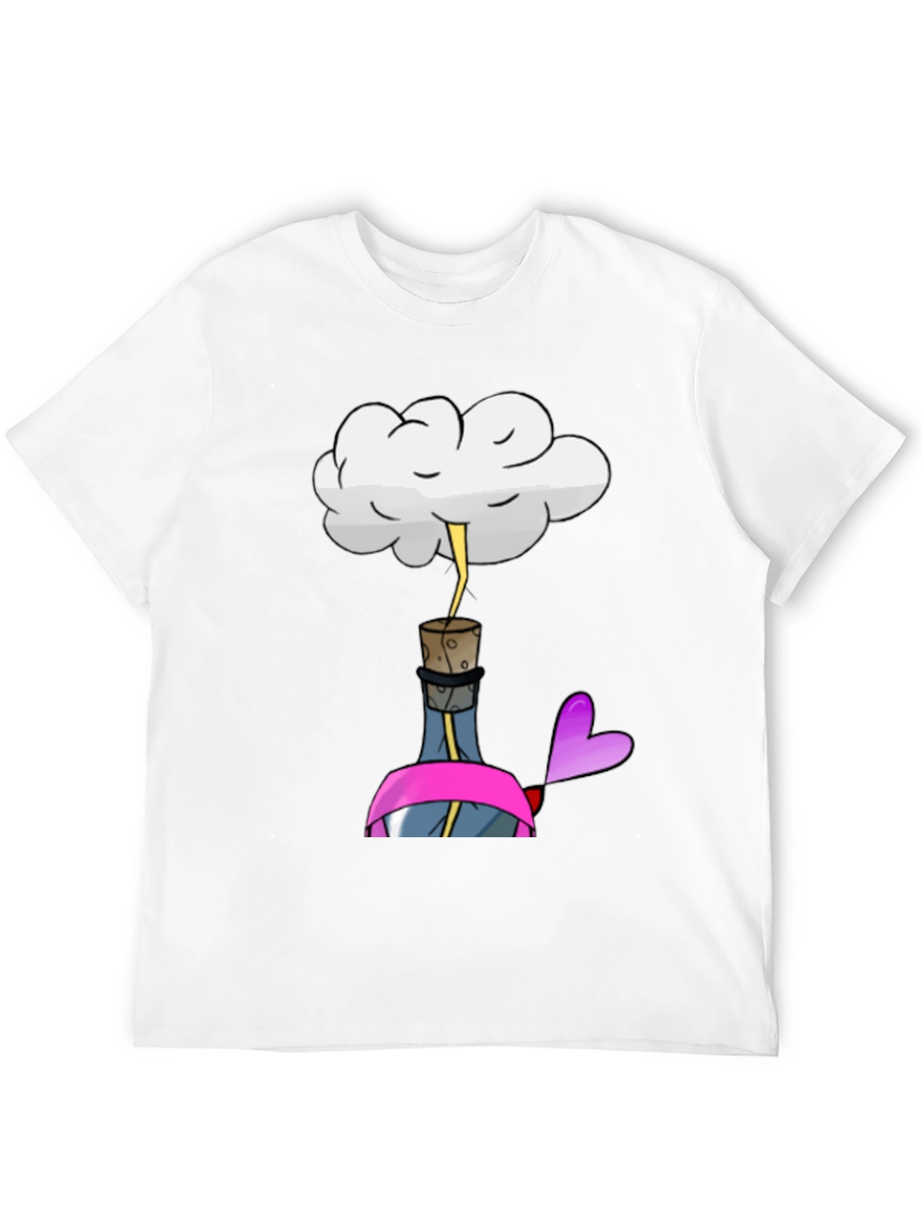 Cloud Over Bottle Graphic Tee - Unisex