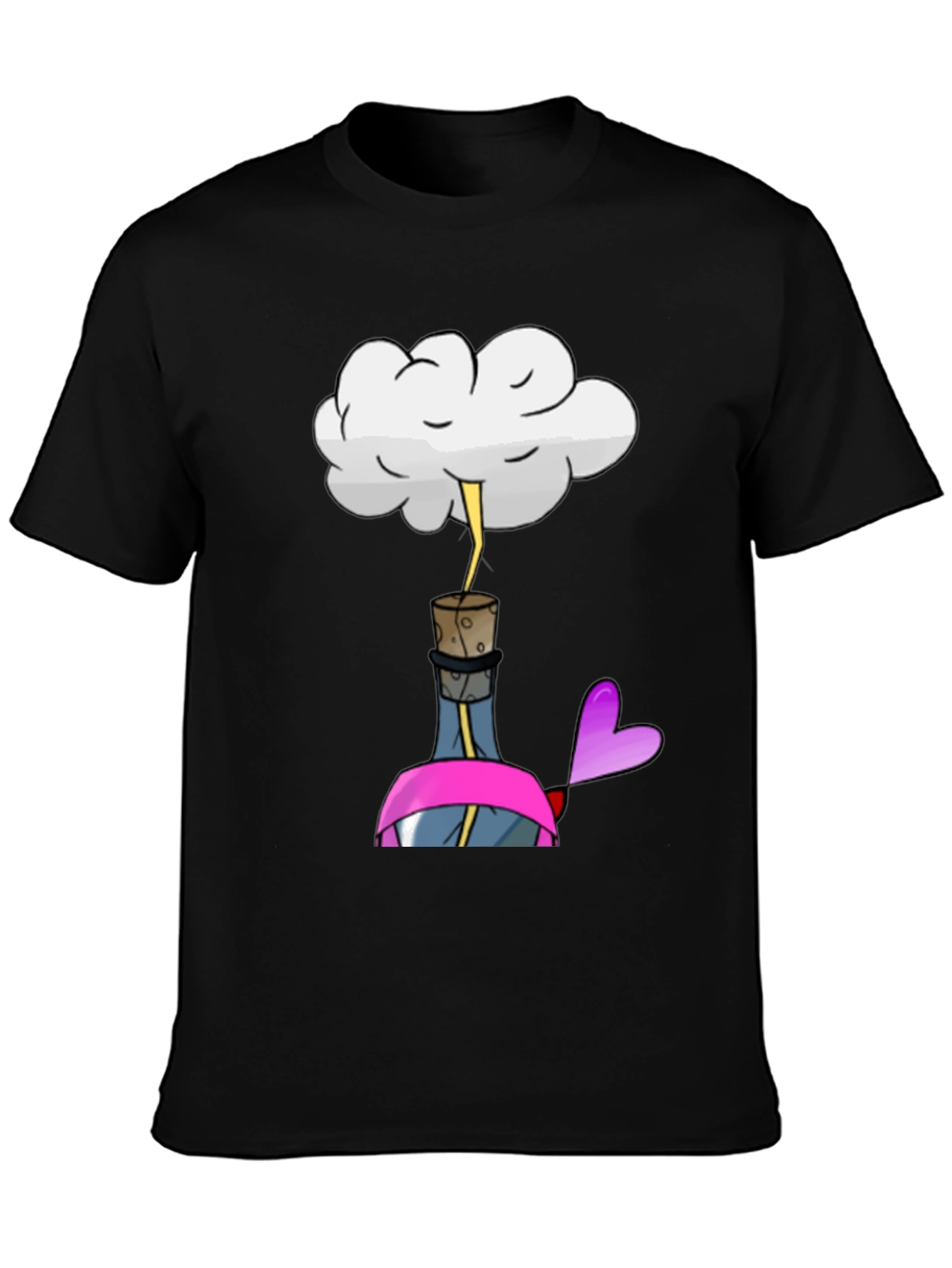 Cloud Over Bottle Graphic Tee - Unisex