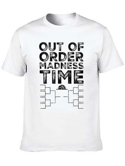 Out of Order Madness Time Black T-Shirt