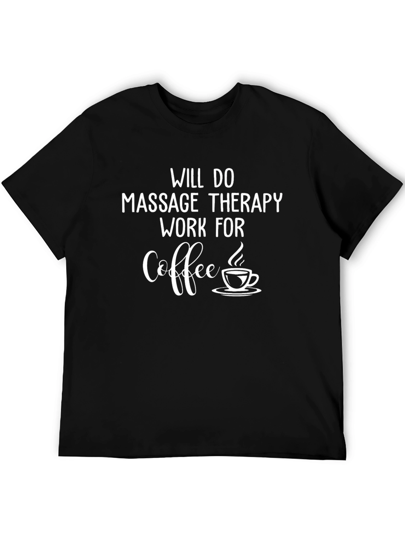 Massage Therapy Coffee Black T-Shirt