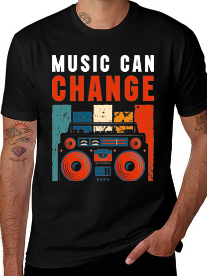 Music Can Change Graphic Tee