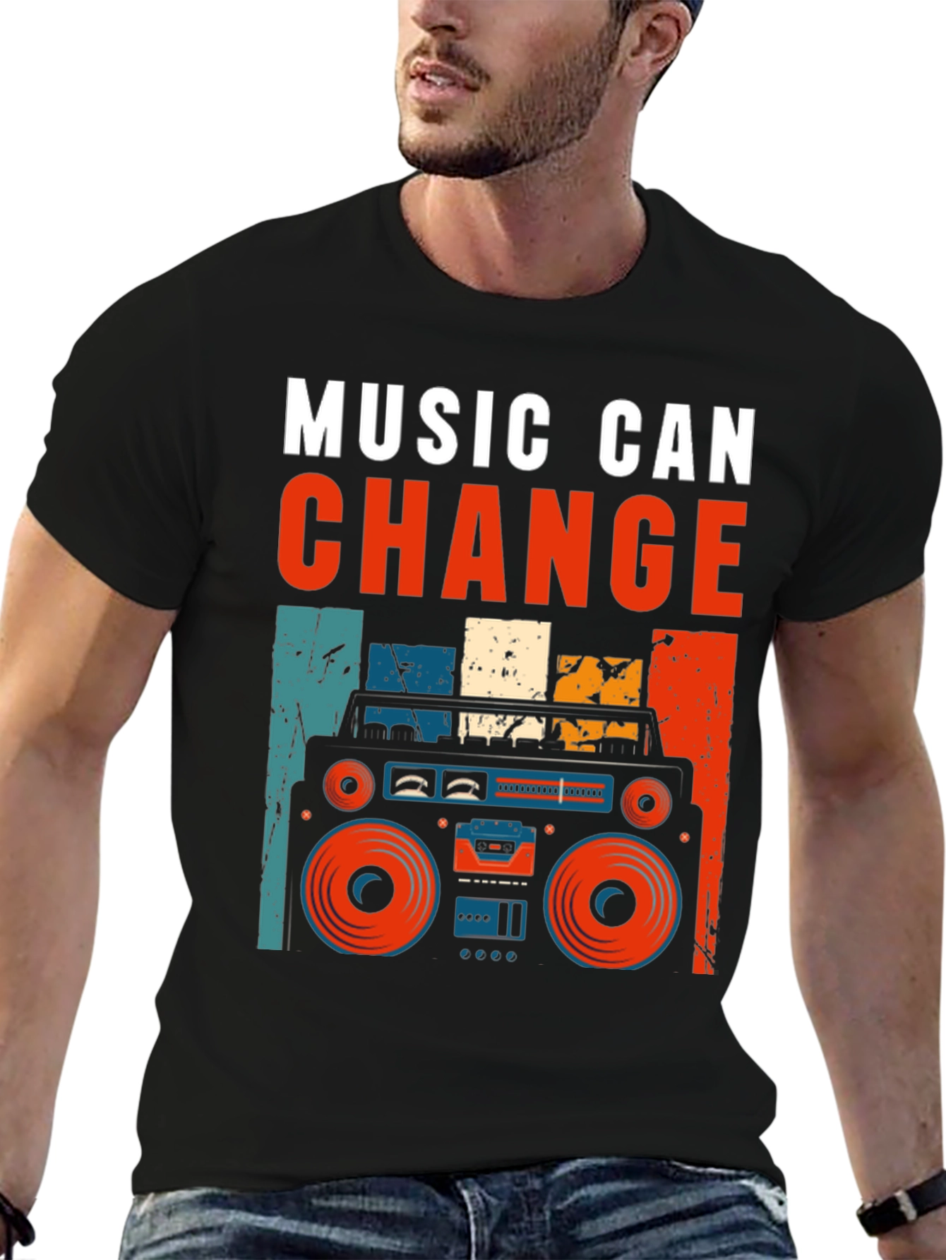 Music Can Change Graphic Tee