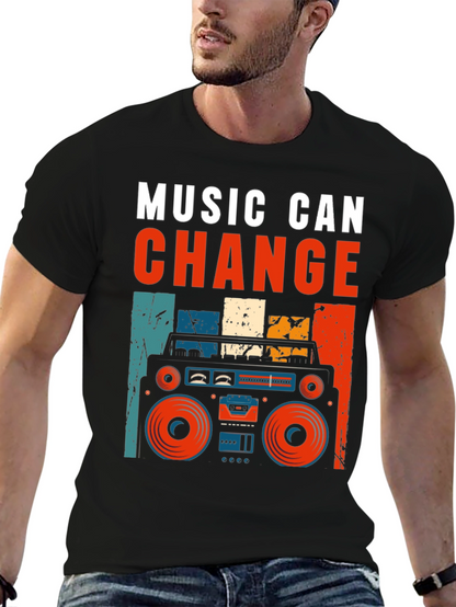 Music Can Change Graphic Tee