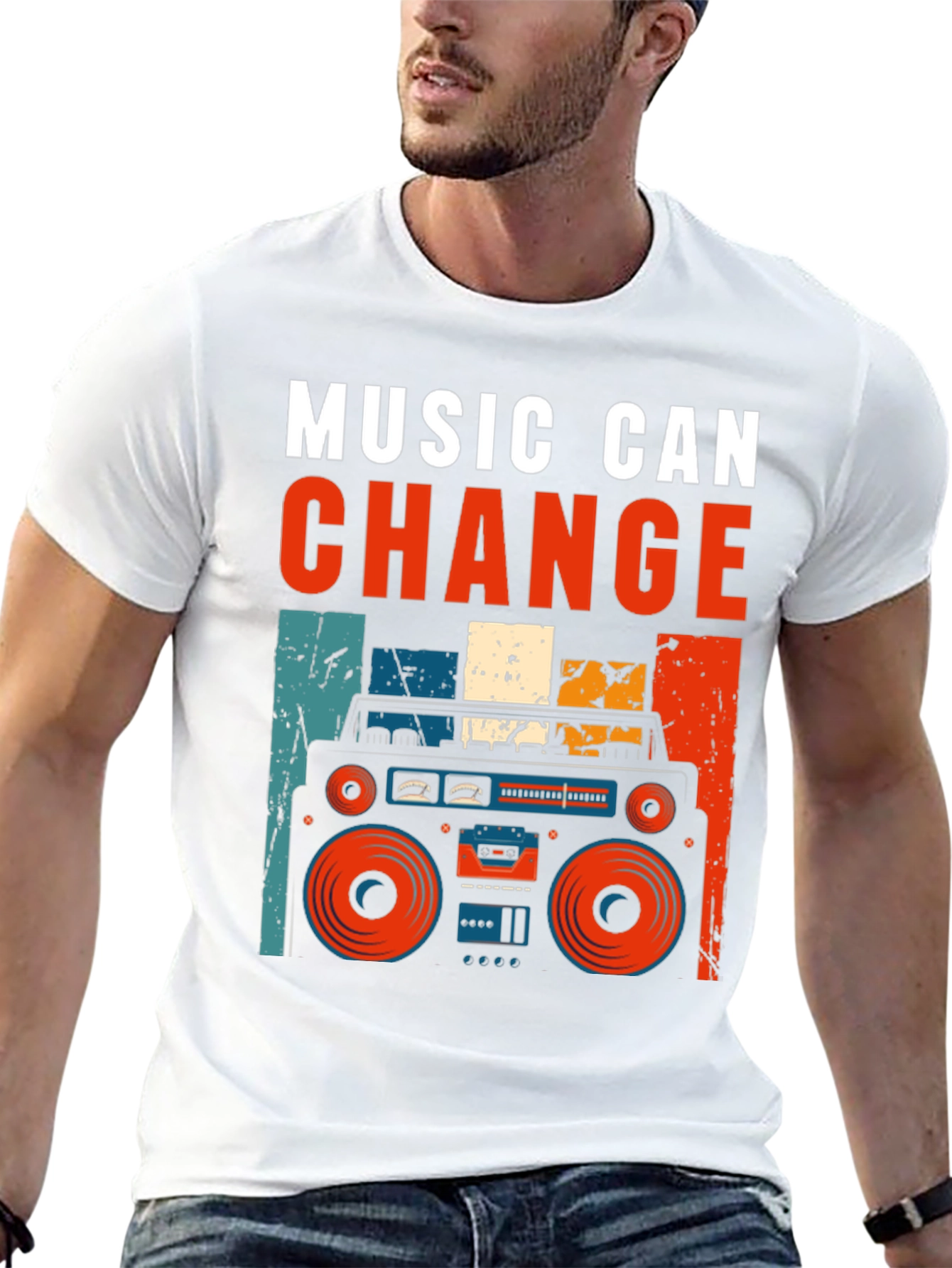 Music Can Change Graphic Tee