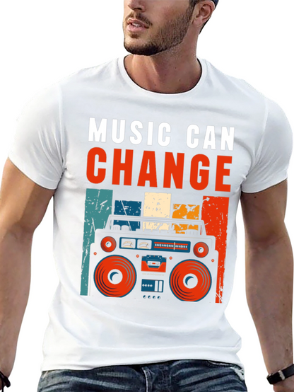 Music Can Change Graphic Tee