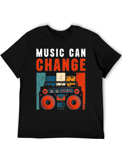 Music Can Change Graphic Tee