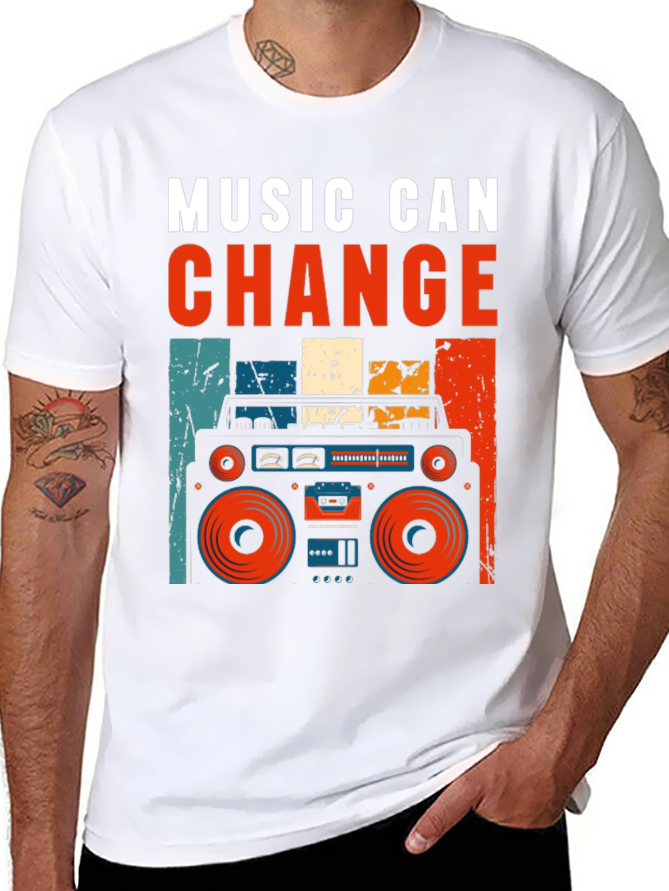 Music Can Change Graphic Tee