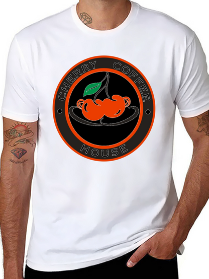 Cherry Coffee House Black T-Shirt