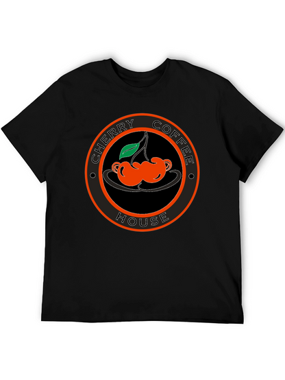 Cherry Coffee House Black T-Shirt