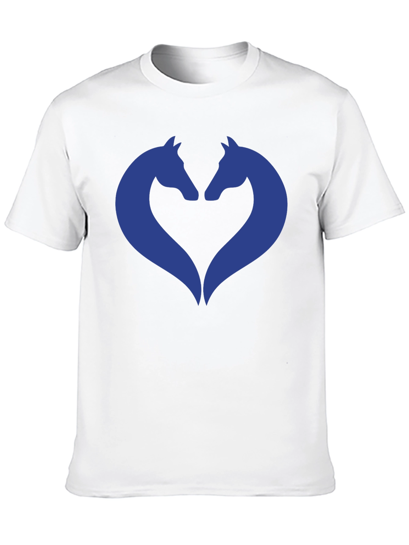 Heart Horse Graphic Tee - Black