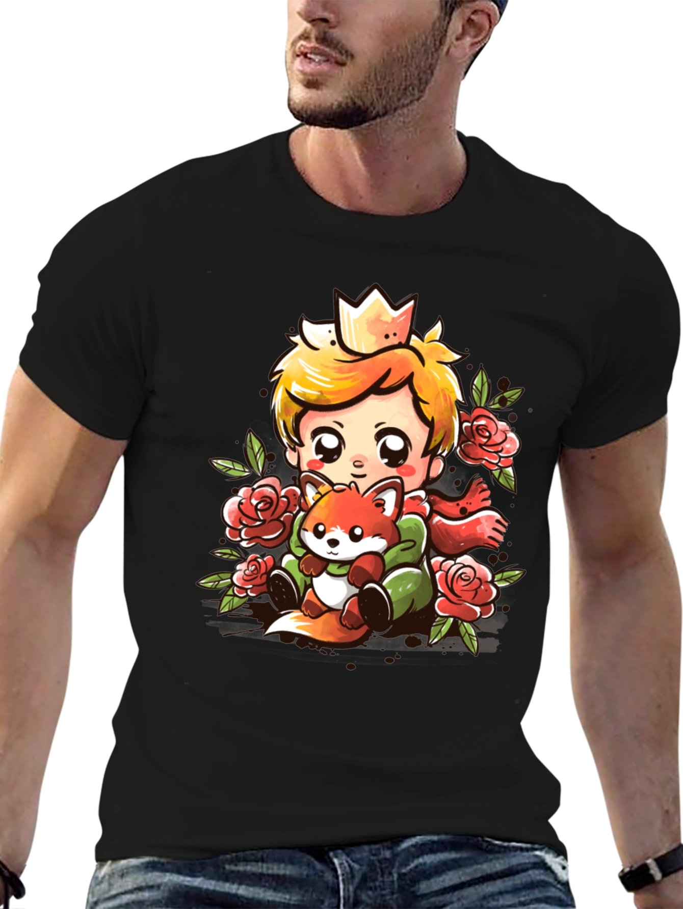The Little Prince T-Shirt Cute Fox Graphic Tee