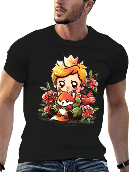 The Little Prince T-Shirt Cute Fox Graphic Tee