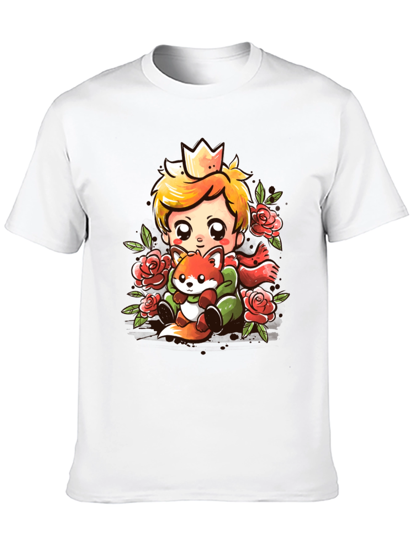 The Little Prince T-Shirt Cute Fox Graphic Tee