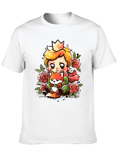 The Little Prince T-Shirt Cute Fox Graphic Tee