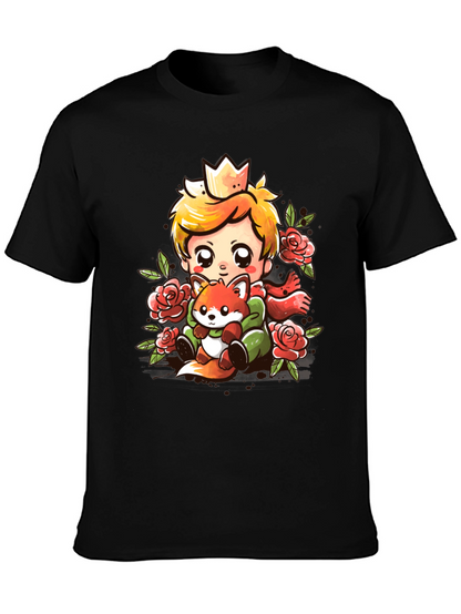 The Little Prince T-Shirt Cute Fox Graphic Tee