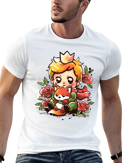 The Little Prince T-Shirt Cute Fox Graphic Tee