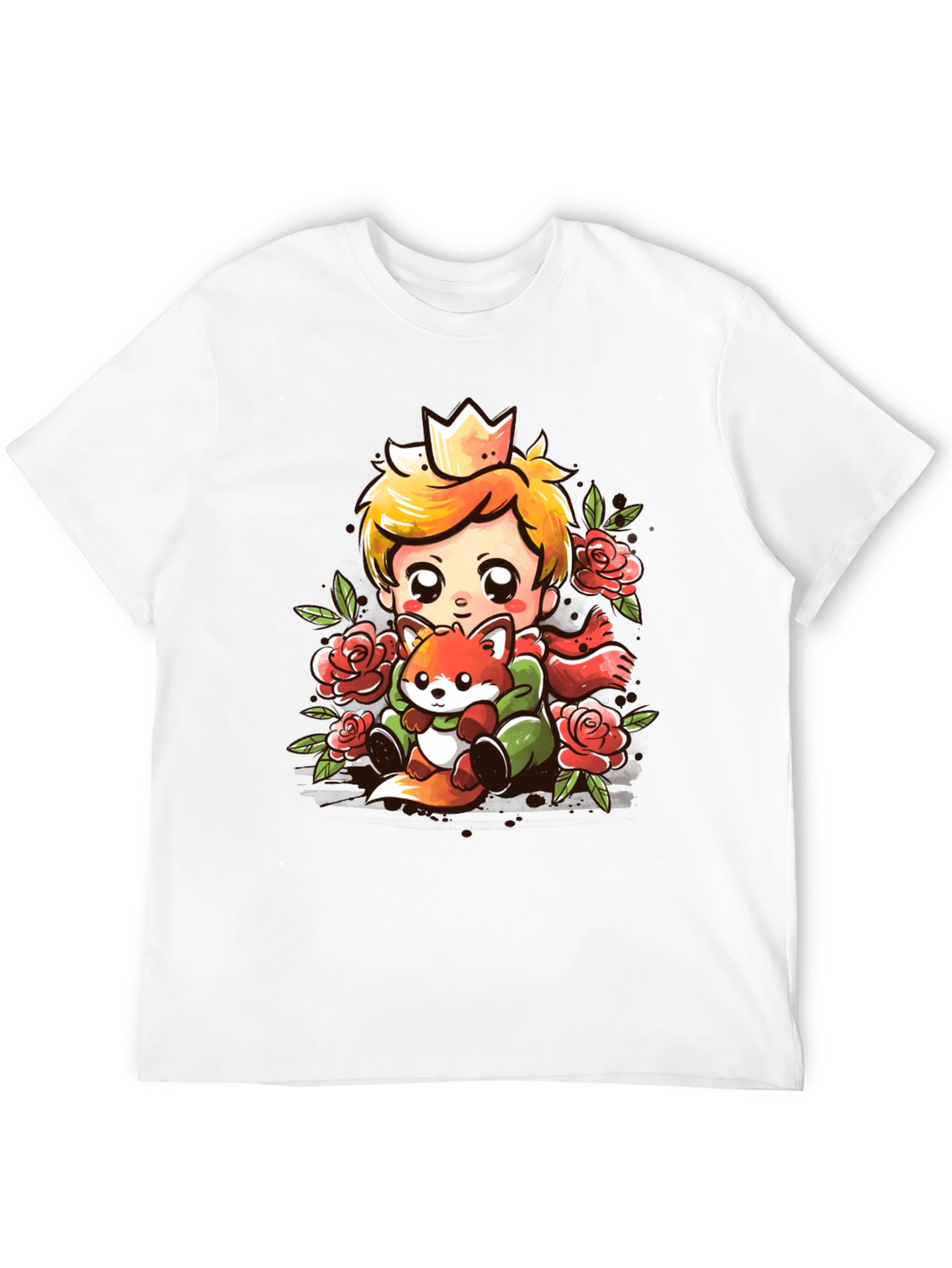 The Little Prince T-Shirt Cute Fox Graphic Tee