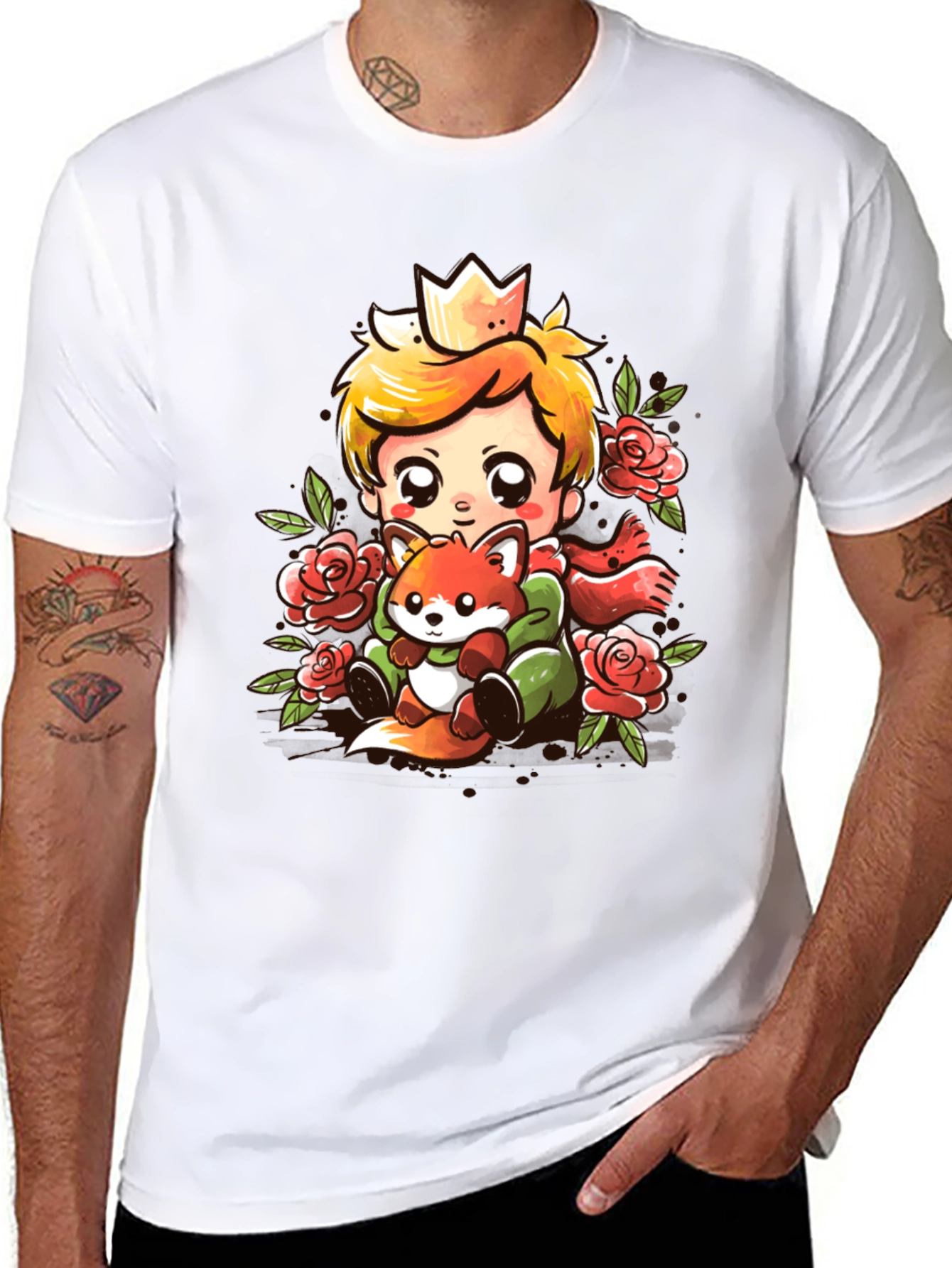 The Little Prince T-Shirt Cute Fox Graphic Tee