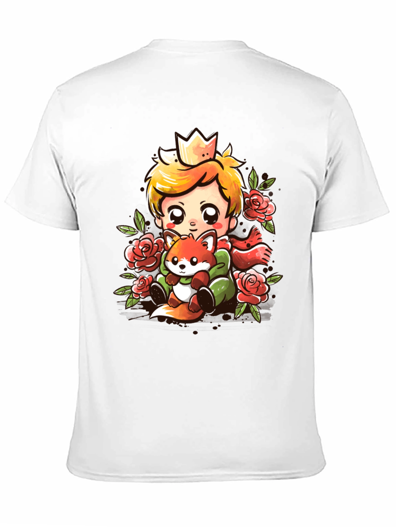 The Little Prince T-Shirt Cute Fox Graphic Tee