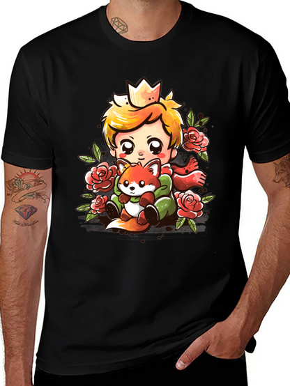 The Little Prince T-Shirt Cute Fox Graphic Tee