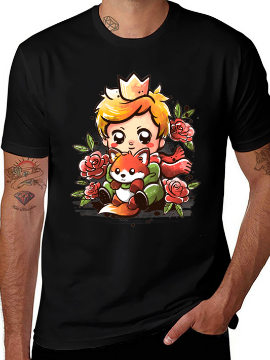 The Little Prince T-Shirt Cute Fox Graphic Tee