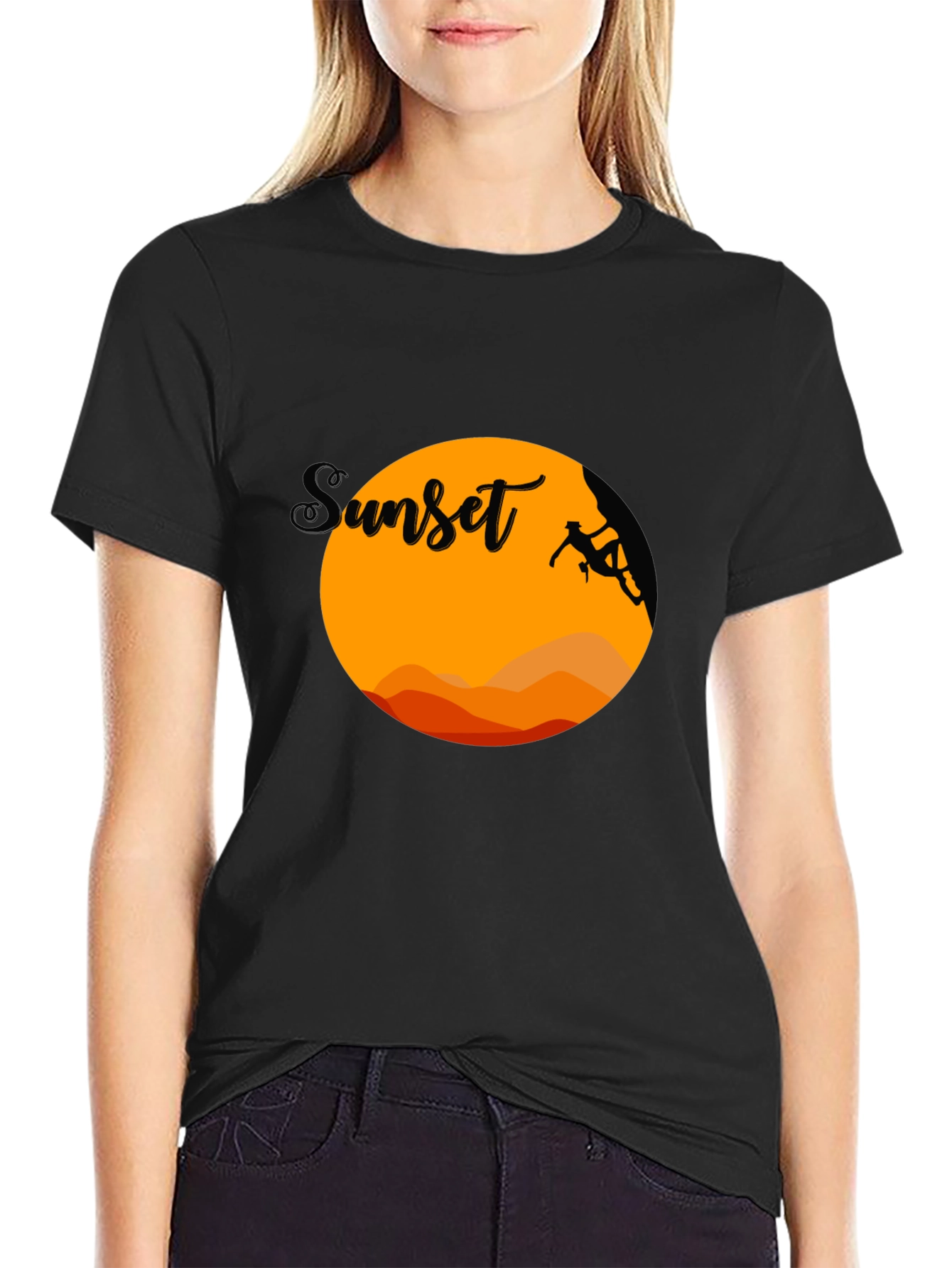 Sunset Climbing T-Shirt - Adventure Ready